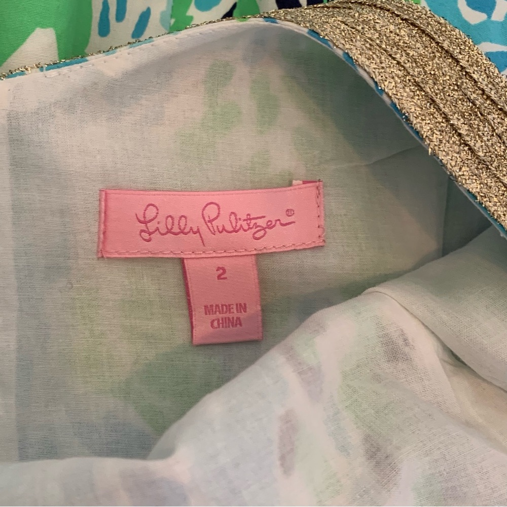 Lilly Pulitzer Janice Shift Dress - Size 2 - Picture 8 of 10